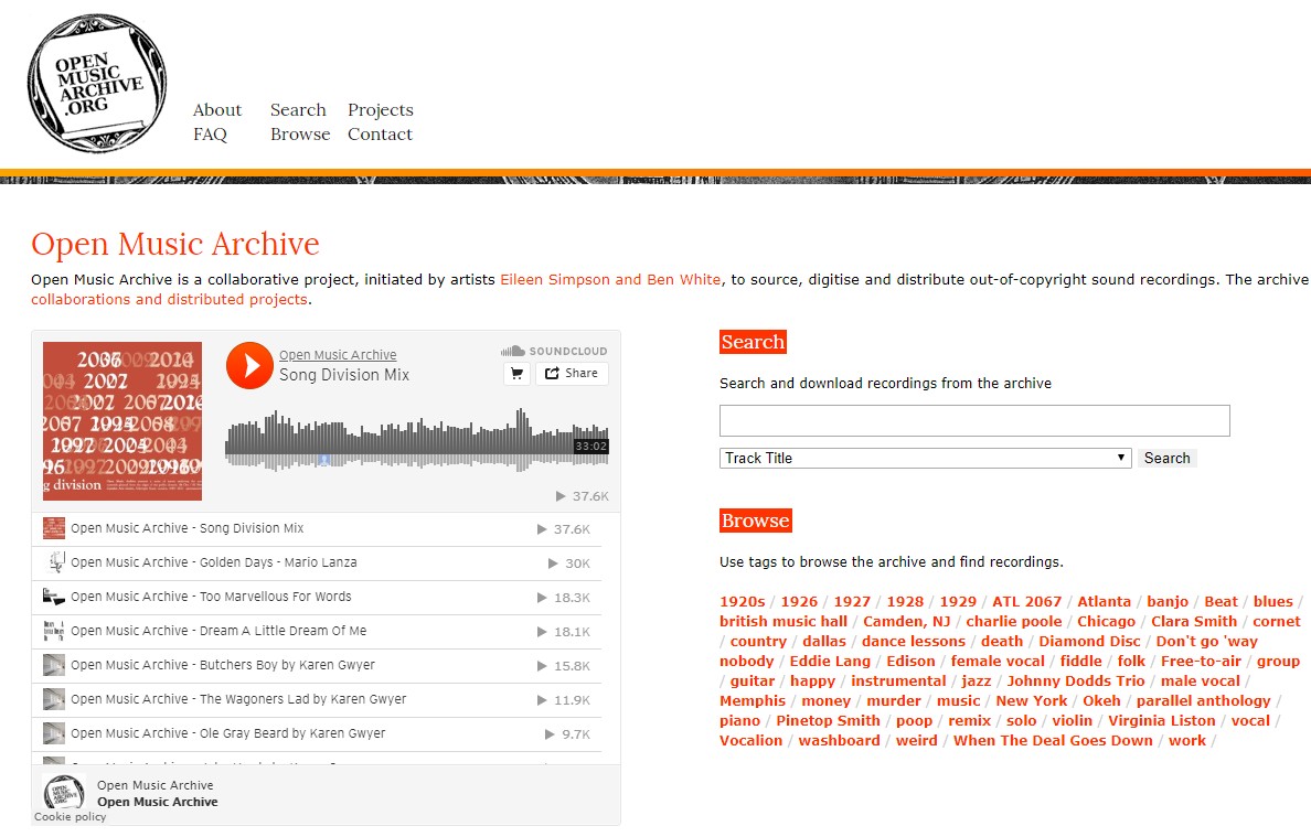 Open Music Archive
